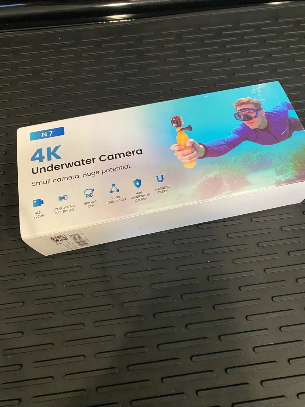 New 4K Mini Wearable Action Camera Waterproof 40M Underwater Body Cam w/ Float